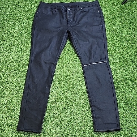 Ksubi Charcoal Denim Pants Designer - Picture 1 of 10